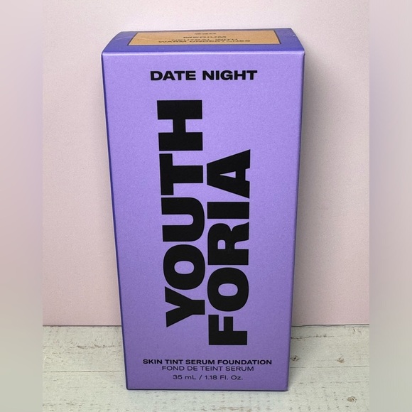 YOUTHFORIA DATE NIGHT FOUNDATION 68% SKINCARE (330 Medium) 35 ml / 1.18 fl oz - Picture 5 of 7